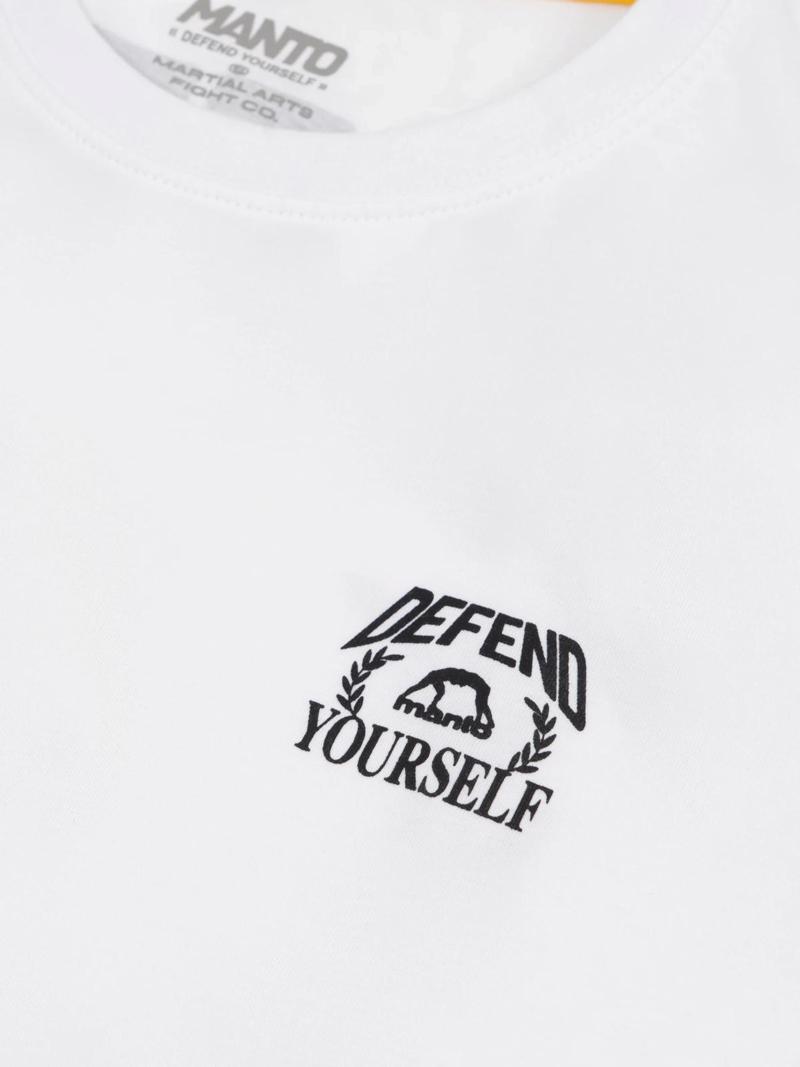 MANTO defend 25 tshirt- white